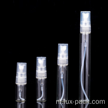 transparante parfum waterfles lege fles